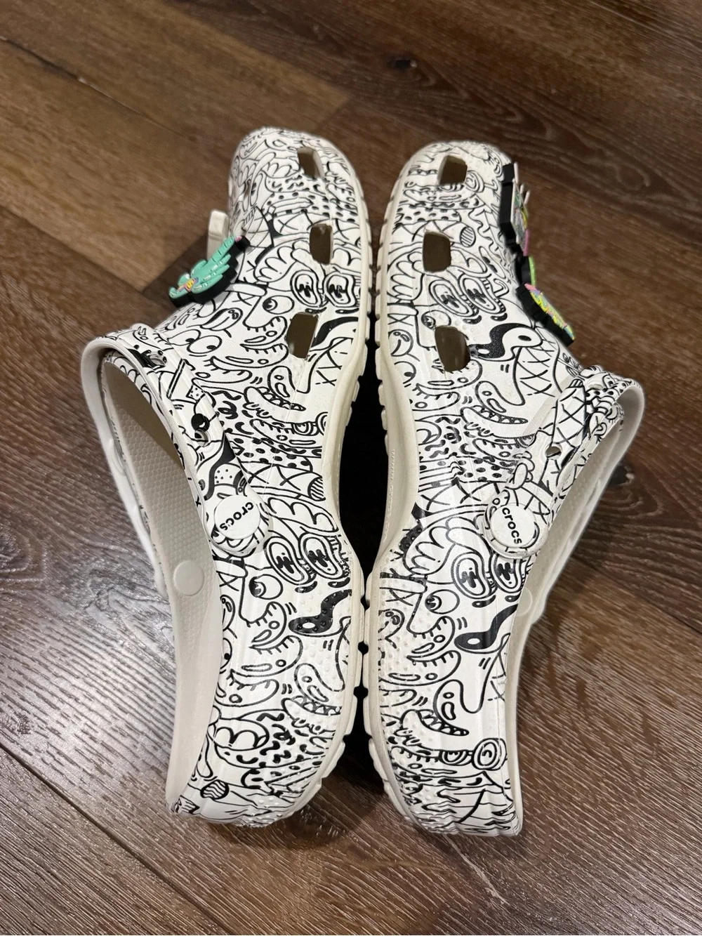 CROCS white clogs